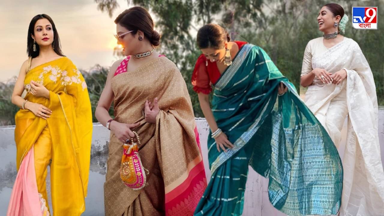 Saraswati Puja: সরস্বতী পুজোয় এই টিপস মেনে শাড়ি পরুন, কুঁচি ধরার জন্য আর আলাদা লোক লাগবে না