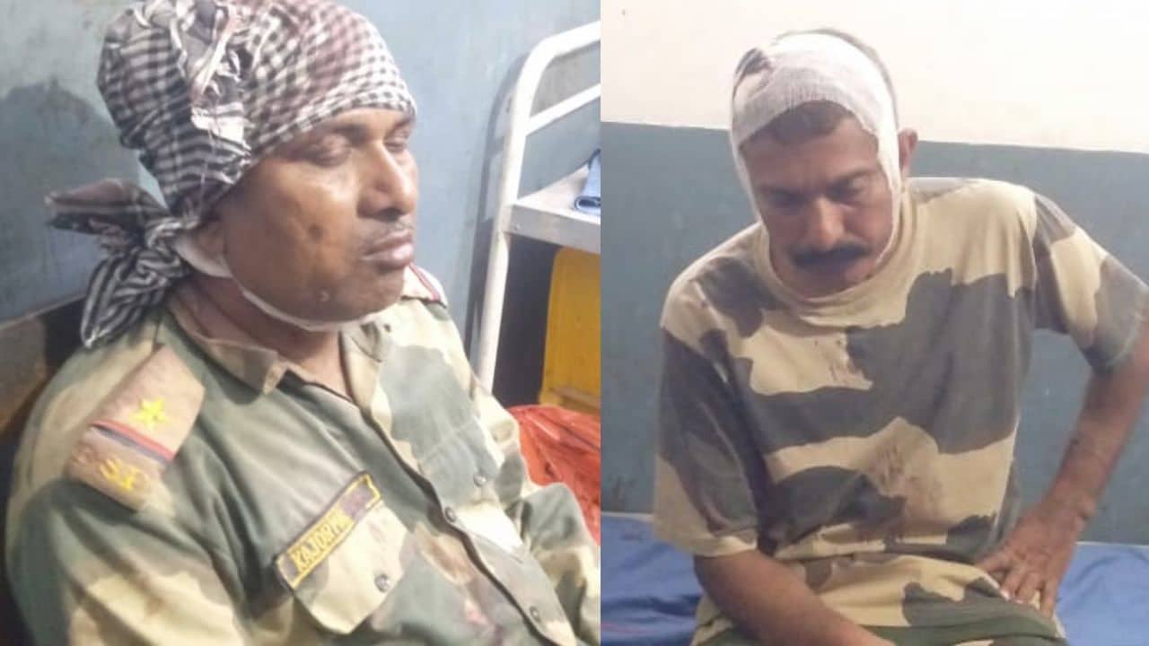 BSF: বাংলাদেশ সীমান্তে জওয়ানদের মাথায় কোপ মেরে আগ্নেয়াস্ত্র লুঠ গরু পাচারকারীদের