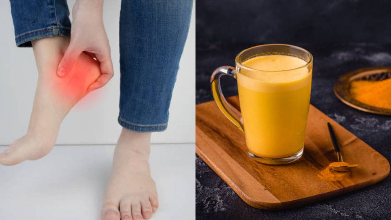 Uric Acid: ইউরিক অ্যাসিডের কারণে গোড়ালি ফুলেছে? দুধে এক চিমটি হলুদ মেশালেই ব্যথা থেকে মুক্তি