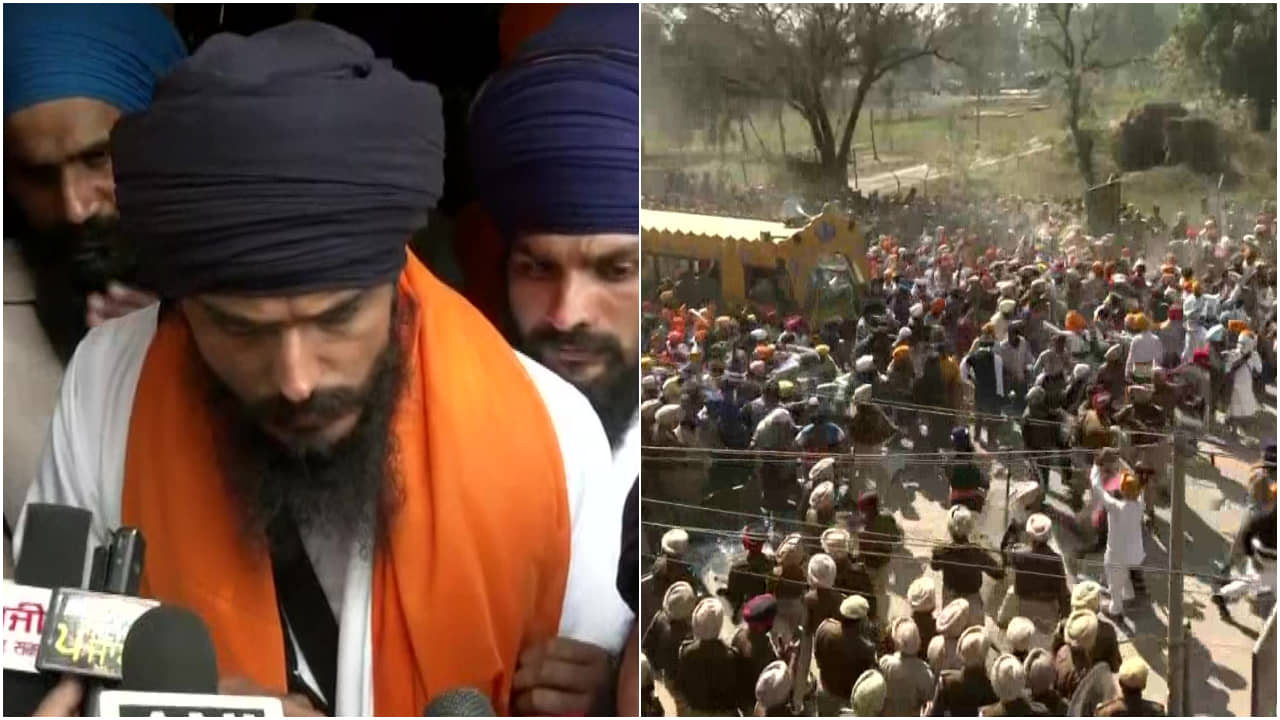 Video: তলোয়ার-বন্দুক নিয়ে পুলিশের উপর হামলা খলিস্তানিদের, অমৃতসরে ধুন্ধুমার