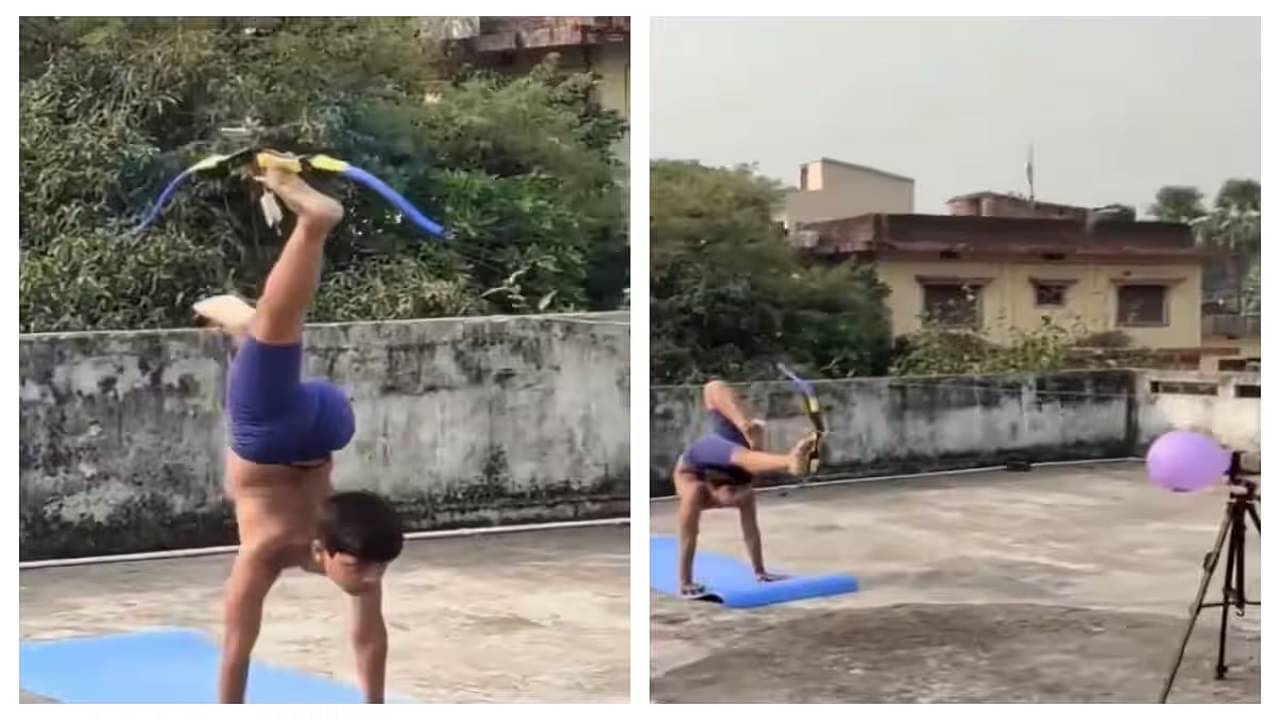 Viral Video: আজকের অর্জুন! শরীরটা 180 ডিগ্রি বাঁকিয়ে পায়ে করে তীর-ধনুকে কেরামতি ছোট্ট ছেলের