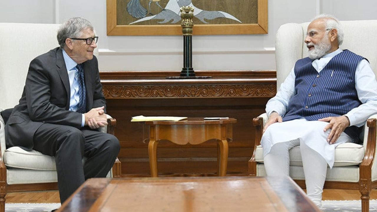 Bill Gates on PM Modi: 'ভারত সফরের সেরা অংশ', প্রধানমন্ত্রী মোদীর সঙ্গে আলাপচারিতায় অভিভূত বিল গেটস