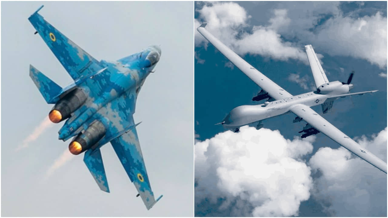 Russia-USA: রুশ যুদ্ধবিমানের সঙ্গে মুখোমুখি সংঘর্ষ, কৃষ্ণ সাগরে ভেঙে পড়ল মার্কিন ড্রোন