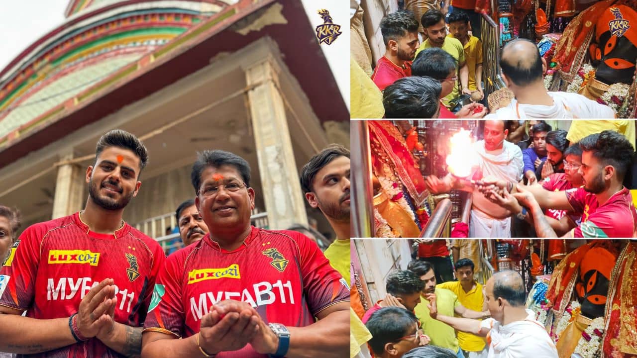 Nitish Rana : মিশন আইপিএল; মরসুম শুরুর আগে কালীঘাটে কেকেআর ক্যাপ্টেন-কোচ