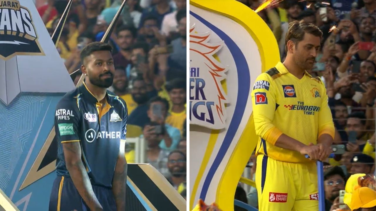 MS Dhoni and Hardik Pandya IPL 2023 Opening Ceremony event