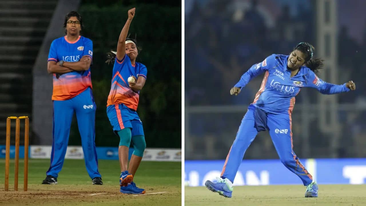 Saika Ishaque: ঝুলুদি প্রথম ক্রিকেট কিট দিয়েছিল, বললেন MI জার্সিতে দ্যুতি ছড়ানো সাইকা