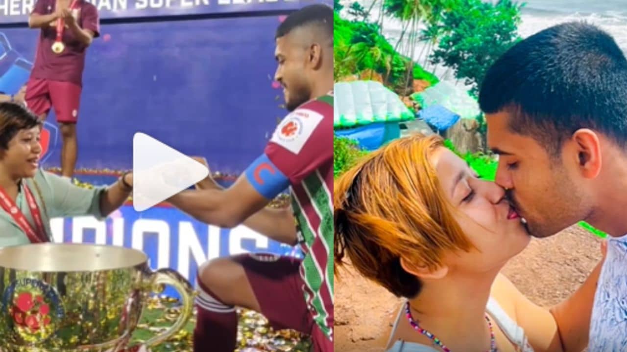 Pritam Kotal: আইএসএল চ্যাম্পিয়ন হয়ে মাঠেই বান্ধবীকে প্রপোজ, শীঘ্রই বিয়ের পিঁড়িতে সবুজ-মেরুন তারকা?