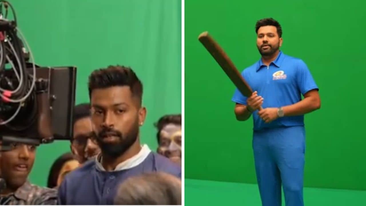 IPL 2023: আইপিএলের প্রোমো শুটে ব্যস্ত হার্দিক-রোহিত, ফাঁস হল সেই মুহূর্তের ঝলক