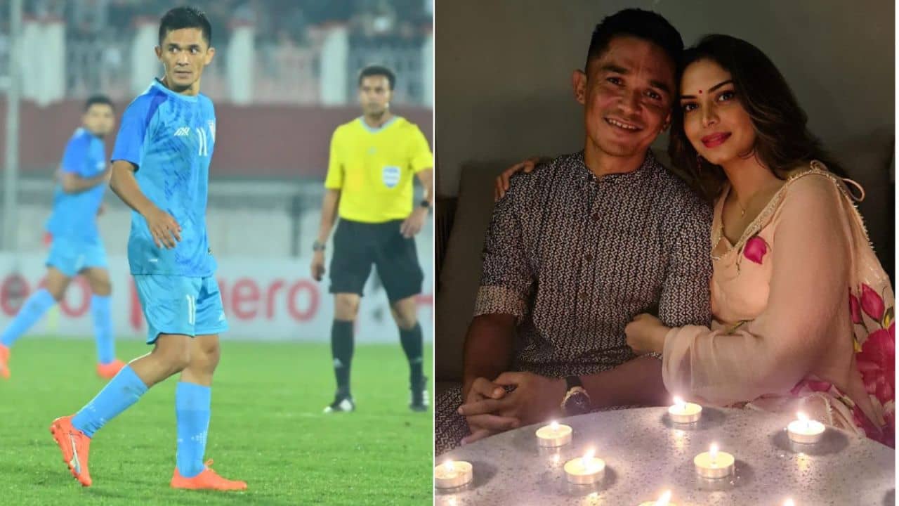 Sunil Chhetri : কলকাতার ফুচকায় মজে সুনীলবাবু, খাইয়ে দিলেন স্ত্রী সোনম