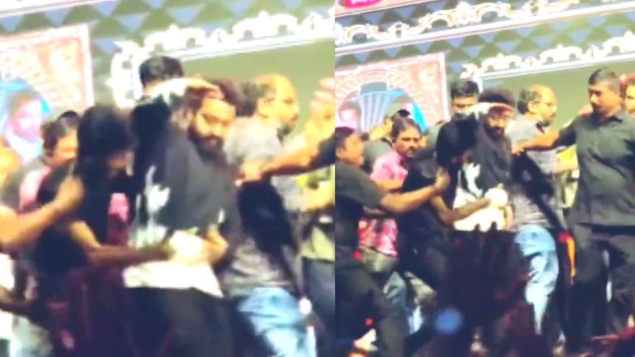 Jr NTR: নিরাপত্তার বেড়া টপকে এনটিআরকে জাপটে ধরল যুবক, এর পরের ঘটনা অবিশ্বাস্য!