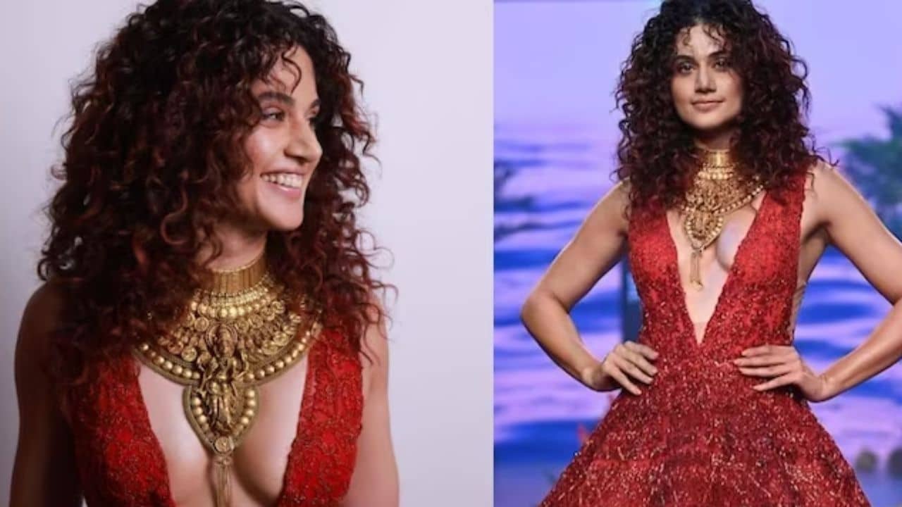 Taapsee Pannu: বক্ষ বিভাজিকায় লক্ষ্মীমূর্তি, তাপসীর বিরুদ্ধে থানায় গেলেন বিধায়ক-পুত্র