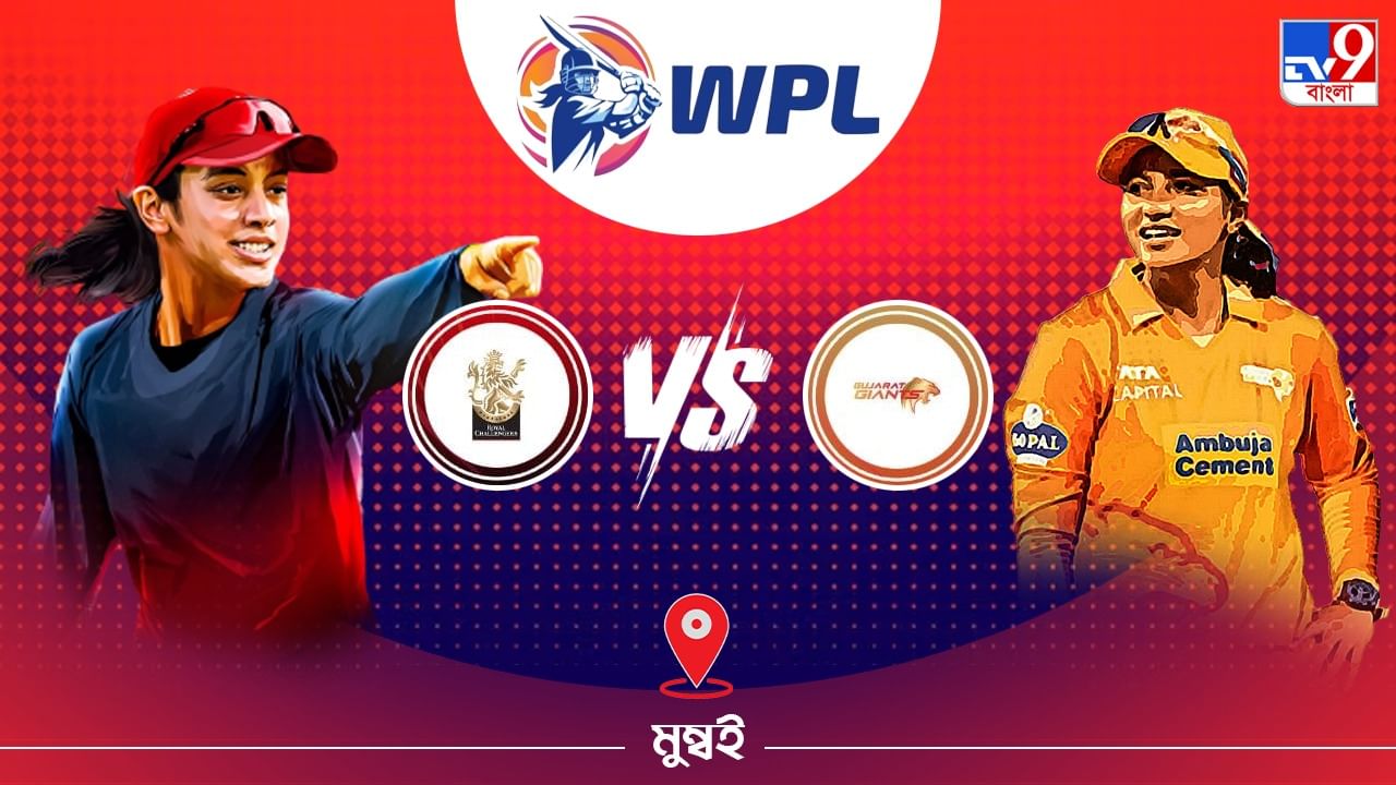 WPL 2023 RCB vs GG Live Streaming: জেনে নিন কখন এবং কীভাবে দেখবেন ডব্লিউপিএলে রয়্যাল চ্যালেঞ্জার্স ব্যাঙ্গালোর বনাম গুজরাট জায়ান্টসের ম্যাচ