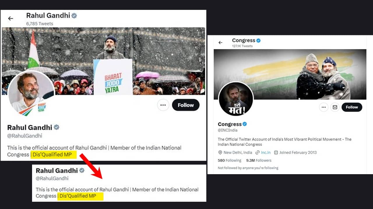 Rahul Gandhi Disqualification: ‘বরখাস্ত সাংসদ’ কাঁটাকেই পরিচয় বানালেন রাহুল, কংগ্রেস বলছে ‘ভয় পেও না’
