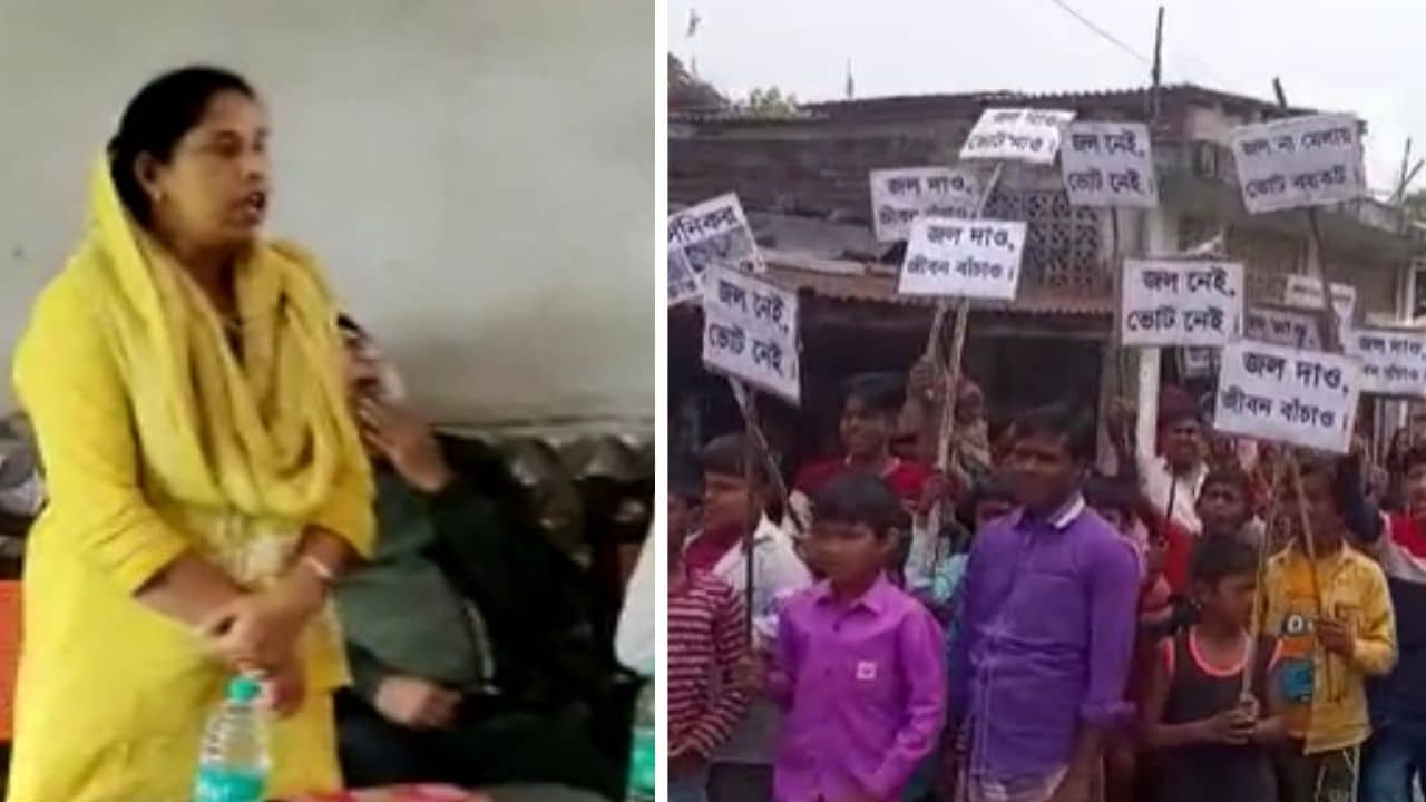 Maldah: আর্সেনিকমুক্ত জল না পেলে ভোট নয়, দিদির দূত আসতেই পথ রুখলেন এলাকার লোকজন