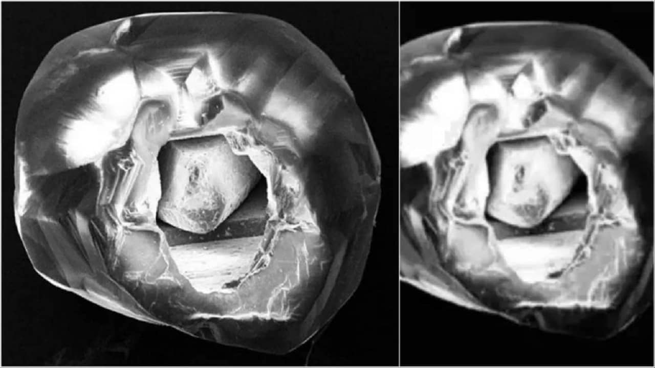 Diamond Within Diamond: হিরের ভিতর আর একটা হিরে! সুরাটের কারখানায় বিরাট আবিষ্কার, বিশ্বের বিরলতম পাথর