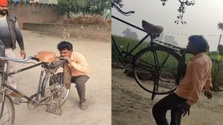 Viral Video: গোল নয়, সাইকেল চলছে চৌকো চাকায়! দ্রুততার সঙ্গে নিচ্ছে বাঁকও, চমকপ্রদ ভিডিয়ো ভাইরাল