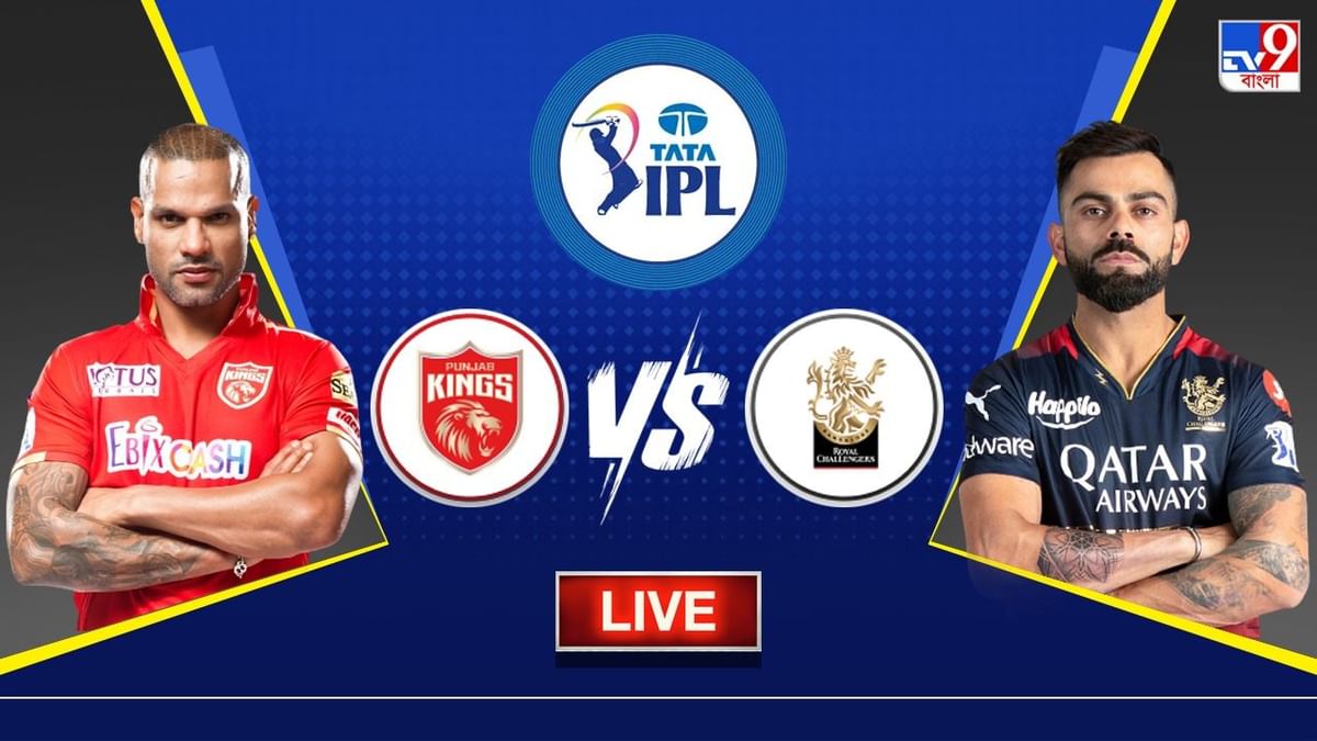 PBKS vs RCB Live Score, IPL 2023: মুখোমুখি পঞ্জাব-ব্যাঙ্গালোর, বিরাটদের বিরুদ্ধে আজ নেই ধাওয়ান?