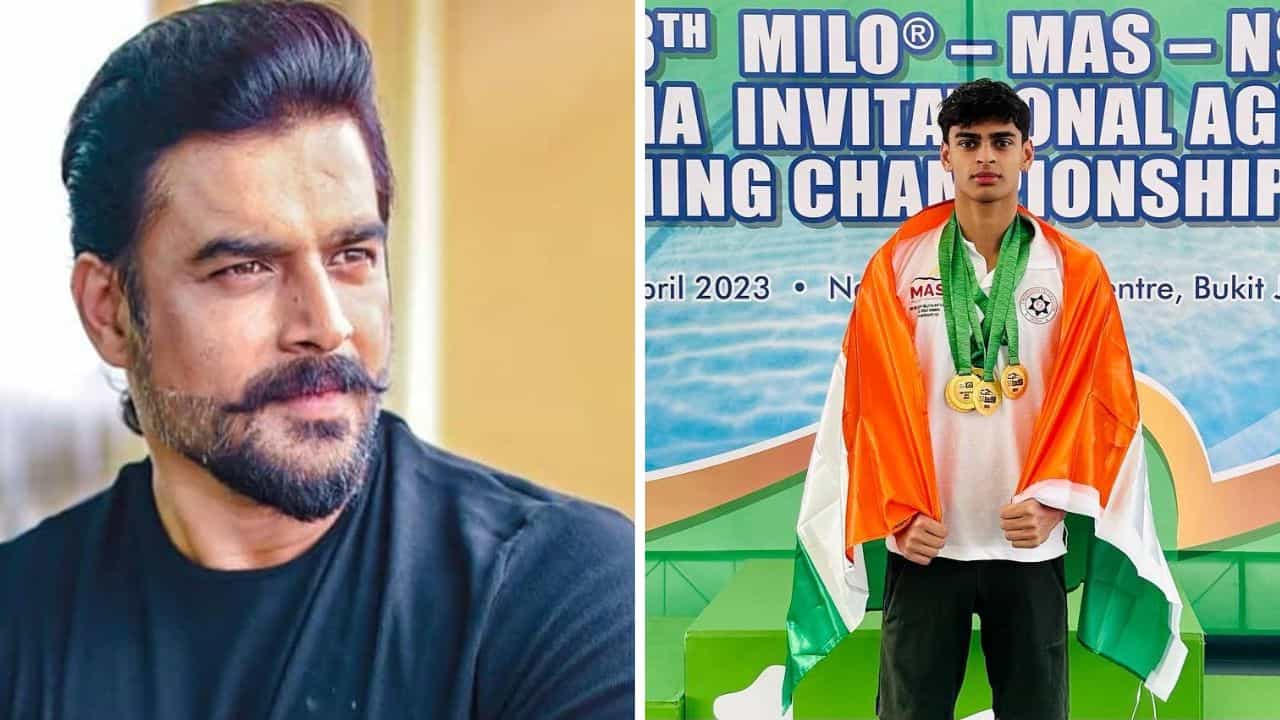 R Madhavan's son Vedaant: সাঁতারে মাধবনের ছেলের অভিনব কীর্তি! কী করলেন বেদান্ত? R Madhavan's son Vedaant: সাঁতারে মাধবনের ছেলের অভিনব কীর্তি! কী করলেন বেদান্ত?