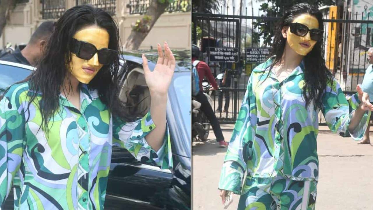 Bollywood Gossip: গোল্ড ফেসমাস্ক পরে রাস্তায় বেরিয়ে হাসির খোরাক, কোন নায়িকা চিনতে পারছেন?