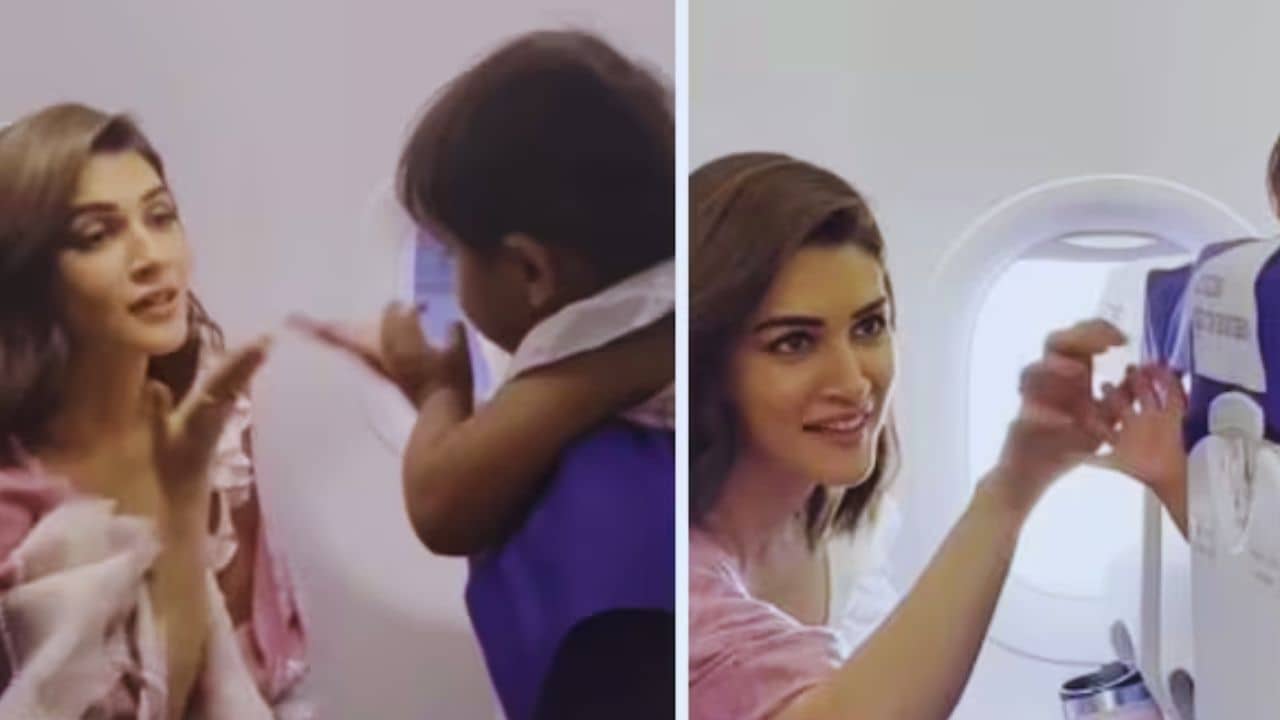 Kriti Sanon: ইকোনমি ক্লাসে খুদের সঙ্গে কৃতির ব্যবহারে সকলে অবাক! ইনি সত্যিই তারকা?