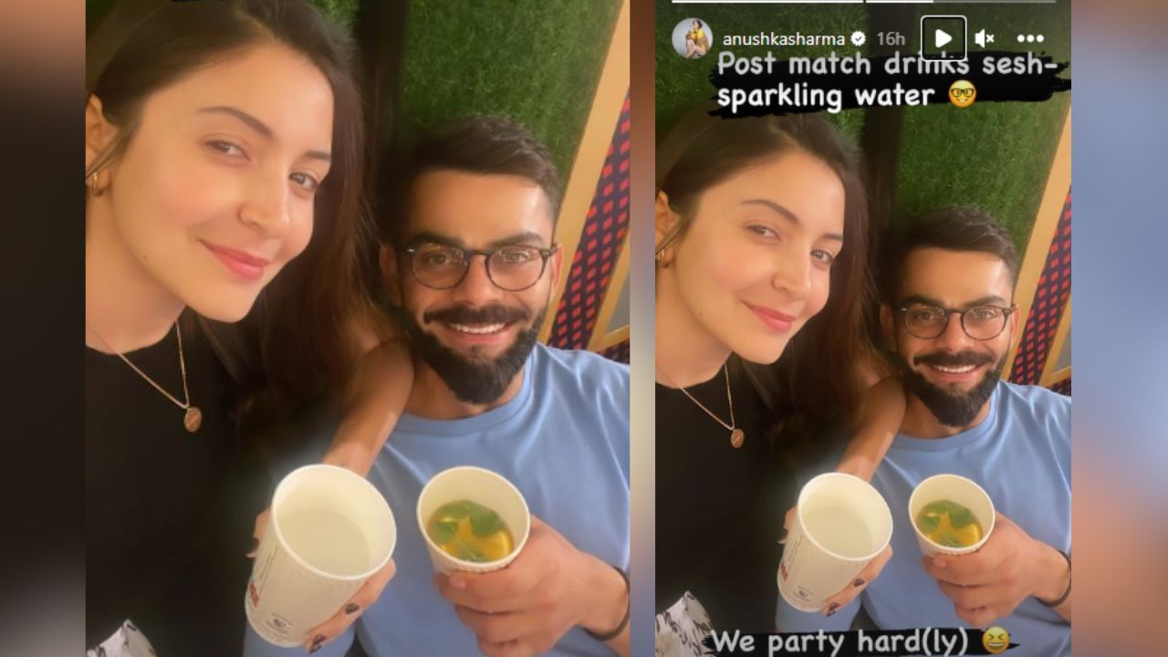 Virat Kohli, Anushka Sharma Enjoy 'Post Match Drinks'