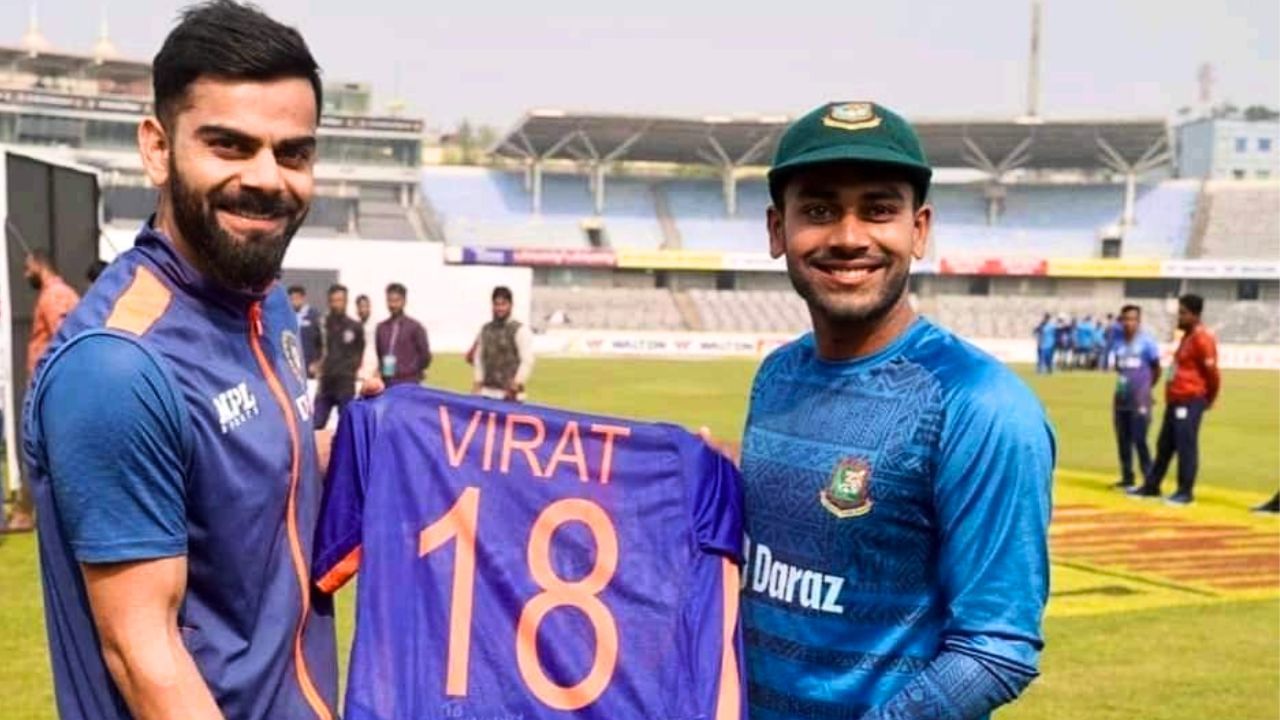 Virat Kohli's Jersey: বিরাটের জার্সি যত্ন করে ফ্রেম বাঁধিয়ে ...