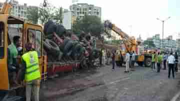 Bus Accident: যাত্রীবাহী বাসে লরির ধাক্কা, প্রাণ হারালেন ৪ জন, আহত ২২