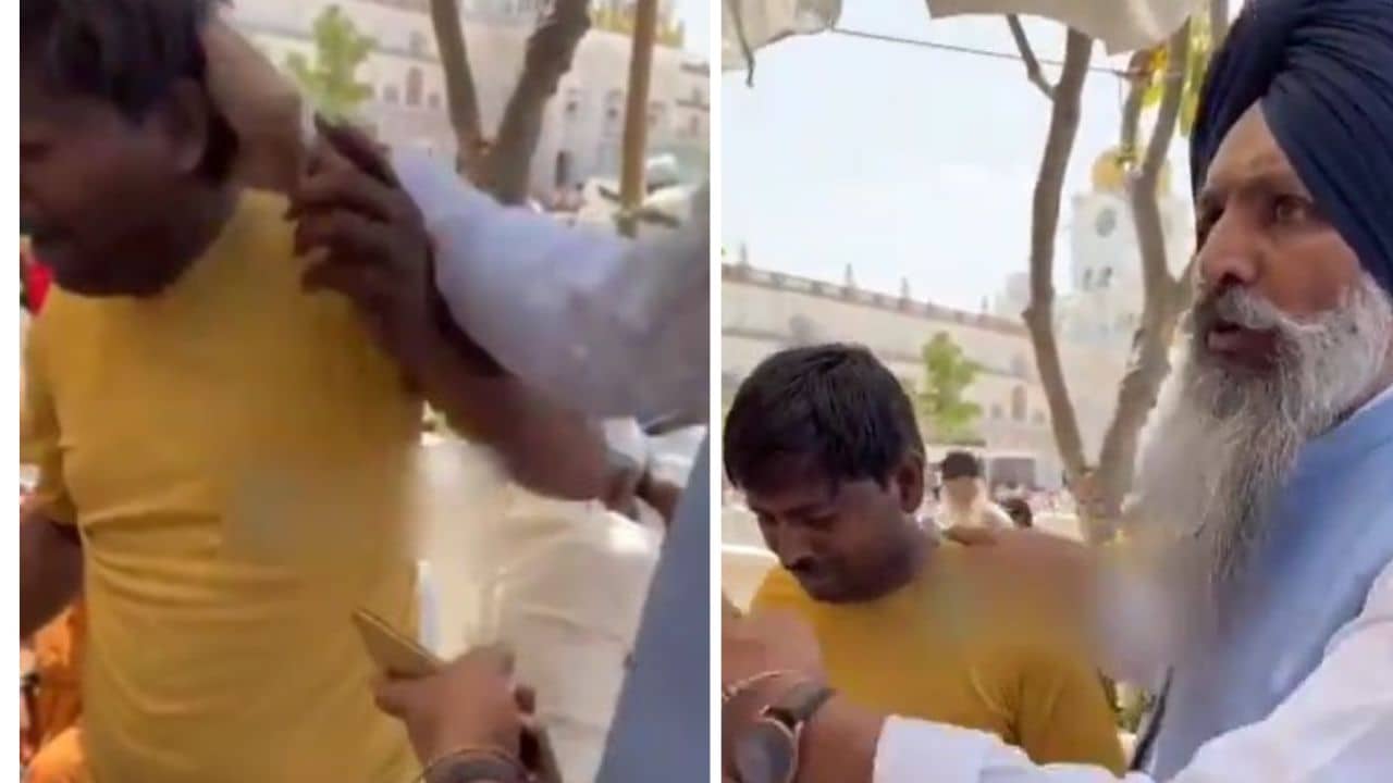 Video: পকেটে কেন বিড়ি? স্বর্ণ মন্দিরে প্রবেশের আগে যুবককে পরপর থাপ্পড়, ভাইরাল ভিডিয়ো