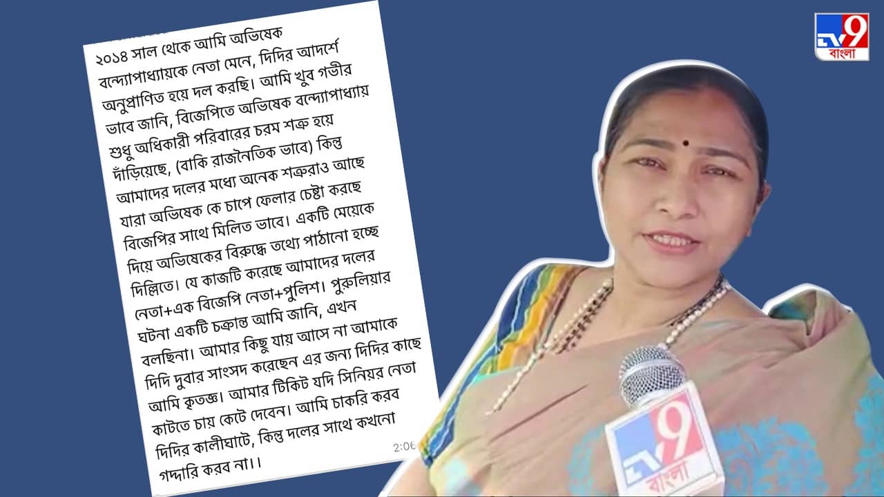 TMC, Aparupa Poddar: দলের ভিতরের শত্রুরাই অভিষেককে চাপে ফেলতে চাইছে? টুইটারে বিস্ফোরক অপরূপা