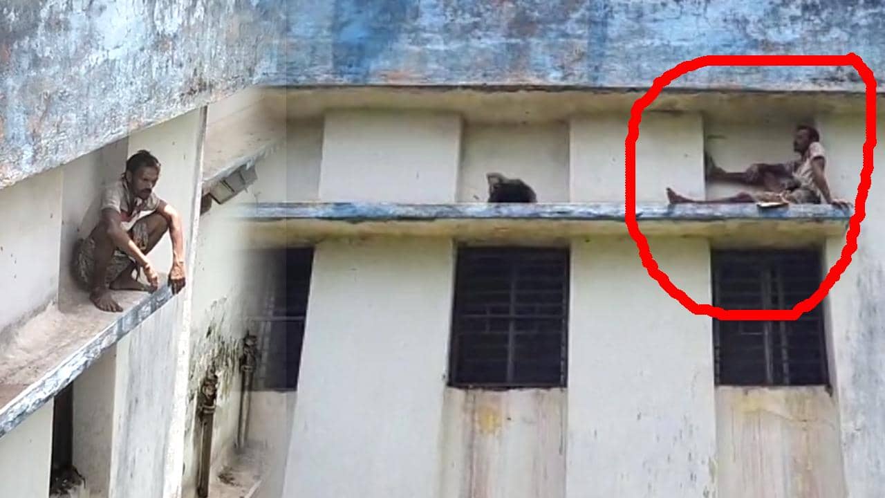 Bankura Hospital: বউকে দেখতে দিচ্ছে না ওরা, সটান হাসপাতালের কার্নিশে উঠে পড়লেন যুবক, ছুটে এল দমকল