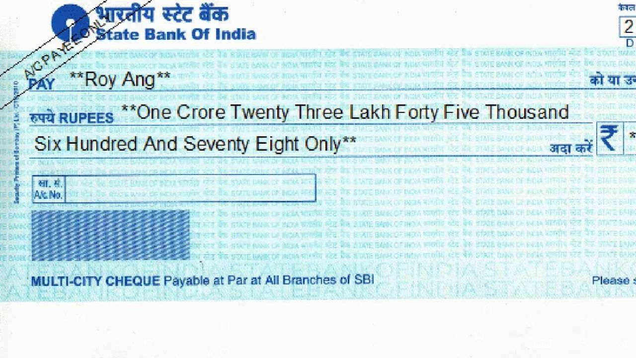 Tante check. State Bank of India. SBI Bank. Bank payment cheque PNG. Bank check.