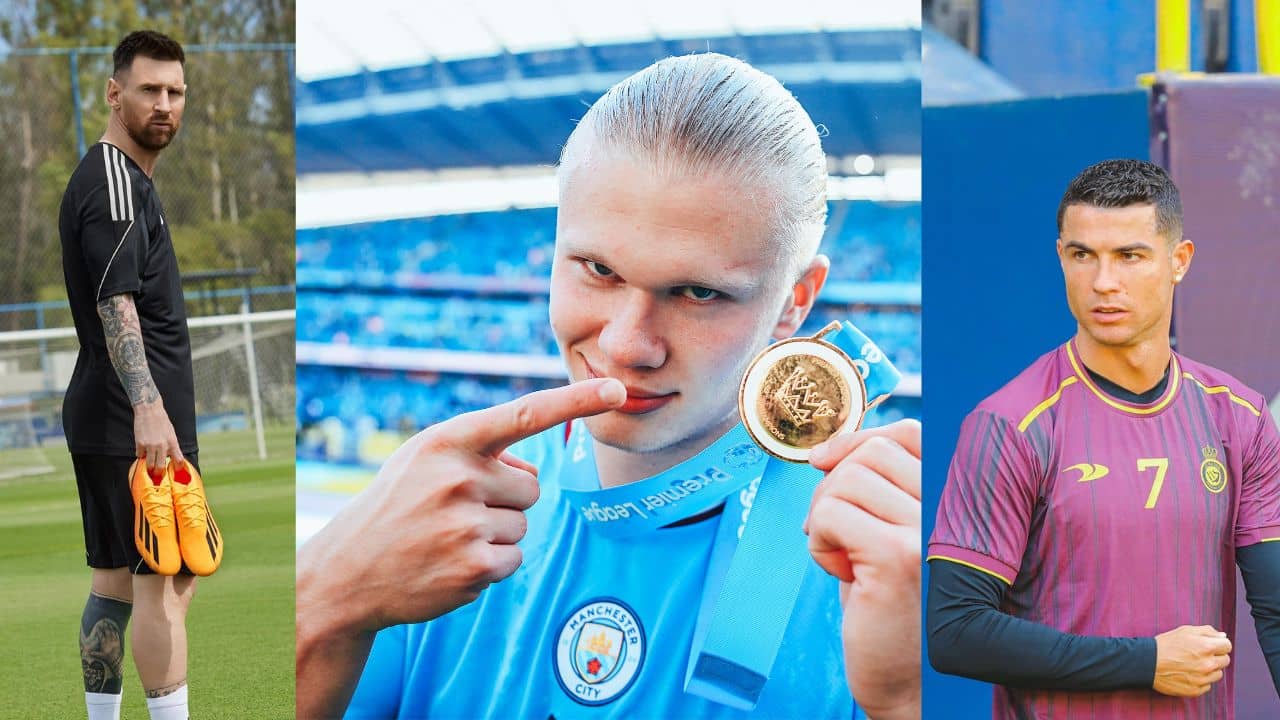 Messi vs Ronaldo : মেসির বাঁ পা নাকি রোনাল্ডোর ডান পা! হালান্ড চাইছেন...