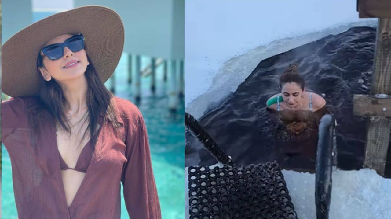 Rakul Preet Singh: -১৫ ডিগ্রি, বিকিনিতে বরফ স্নান রাকুলের, ভিডিয়ো দেখে অবাক নেটপাড়া