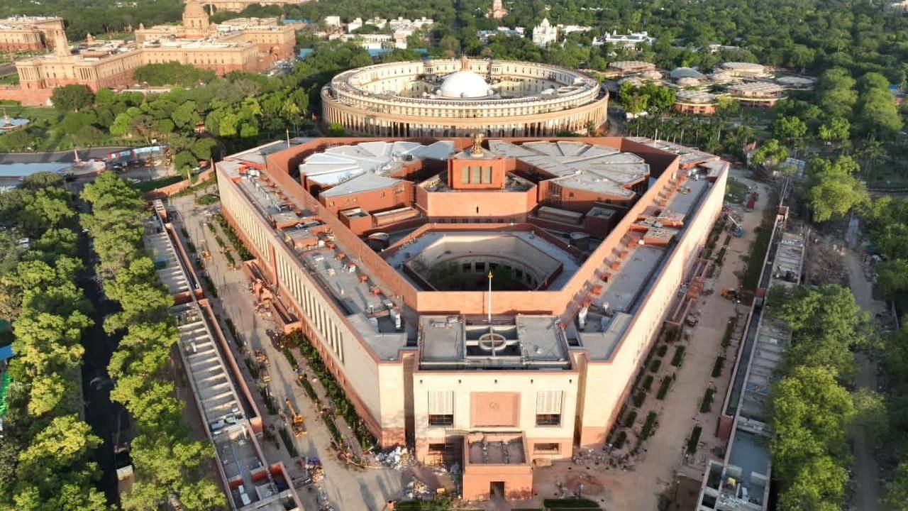 New Parliament Building Picture: উদ্বোধন হওয়ার আগে এক ক্লিকে নতুন সংসদ ভবন ঘুরে আসুন আপনিও