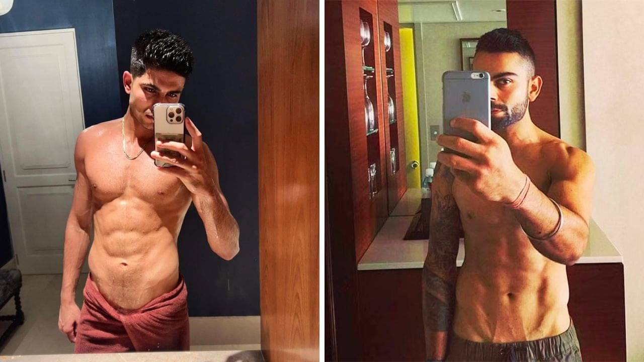 Shubman Gill-Virat Kohli: শুধু সেঞ্চুরিই নয়, সিক্স প্যাক অ্যাবসও কোহলির  মতো; রইল শুভমনের আগুন ঝরানো ছবি - Bengali News | Shubman Gill and Virat  Kohli shirtless photos viral on social ..., image size:1280x720