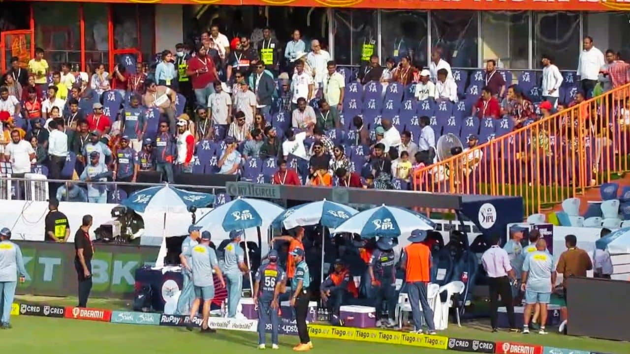 IPL 2023: নো বল নিয়ে চরম বিতর্ক, লখনউয়ের ডাগআউটে পড়ল বোতল!