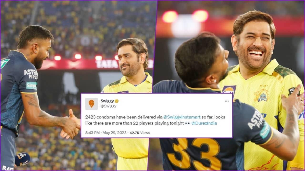 22 জনের বেশি প্লেয়ার খেললেন, IPL ফাইনালে 2423 প্যাকেট কন্ডোম বিক্রির পর Swiggy-র মজাদার পোস্ট