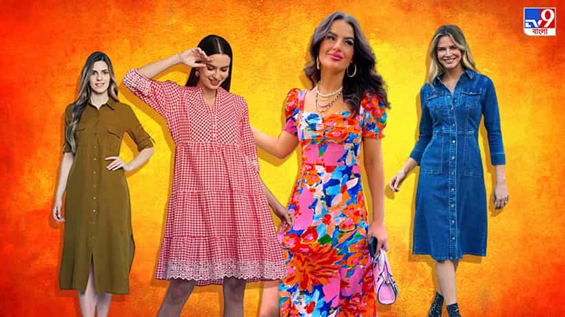 Midi Dress Fashion: উইকেন্ডে নজর কাড়ুন মিডি ড্রেসে, জানুন সাজবেন কীভাবে