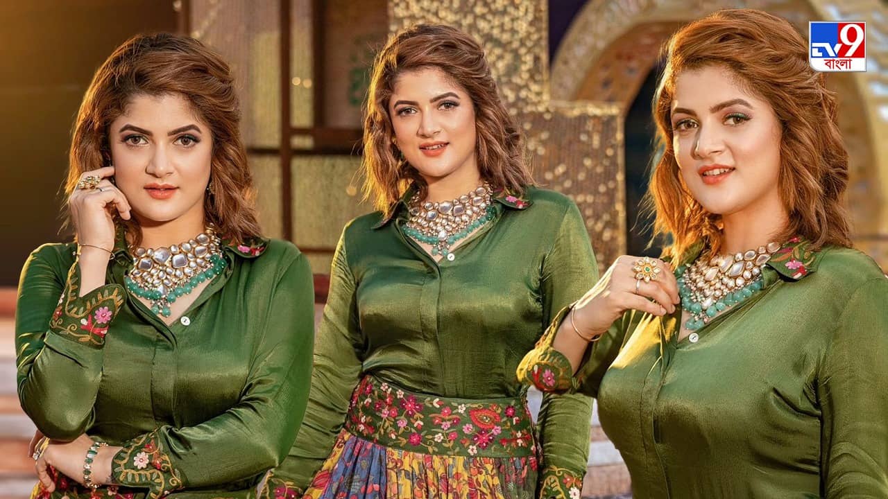 Srabanti Chatterjee: কলমকারির স্কার্ট আর সিল্ক শার্টে ঝাঁ চকচকে লুক শ্রাবন্তীর, ছবি দেখে ফ্যান হবেন আপনিও