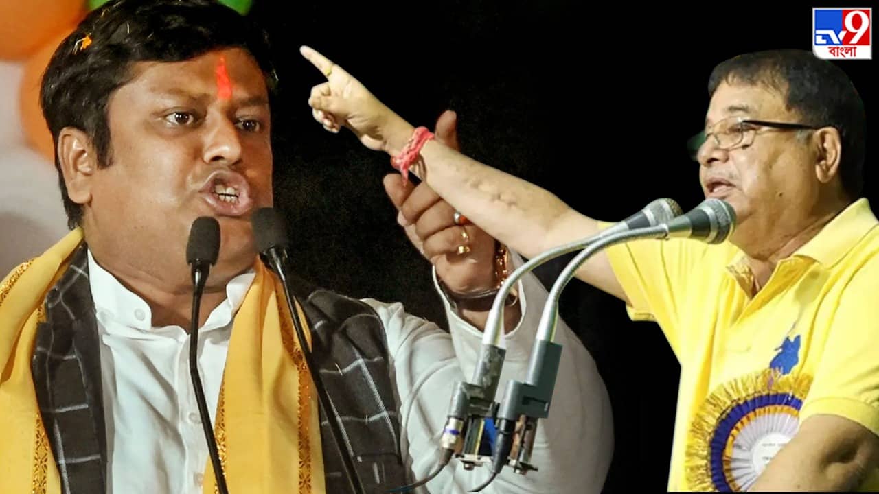 Sukanta Majumdar: একবার হাত ভেঙে, এবার অন্য কিছু ভাঙবে উদয়নকে খোঁচা সুকান্তর, পাল্টা বিতর্কিত কথা মন্ত্রীর