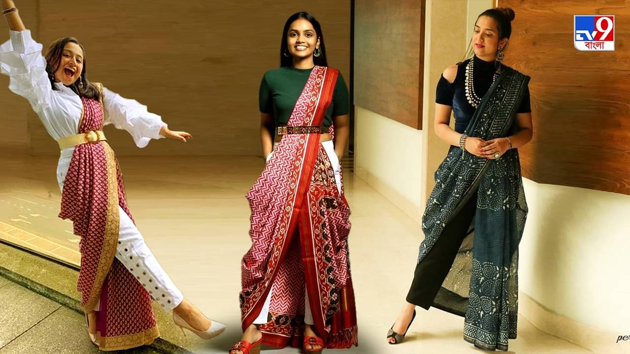 Saree Wearing Tricks: তাড়াহুড়োয় খুঁজে পাচ্ছেন না পেটিকোট?  শায়া ছাড়াই শাড়ি পরুন এইভাবে