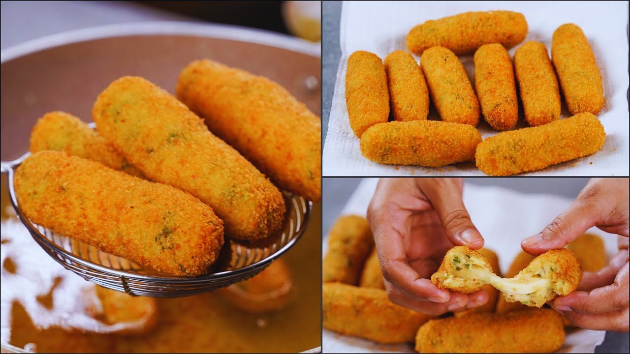 Potato Cheese Roll বৃষ্টিভেজা সন্ধে জমে উঠুক আলু চিজ় রোলের সঙ্গে