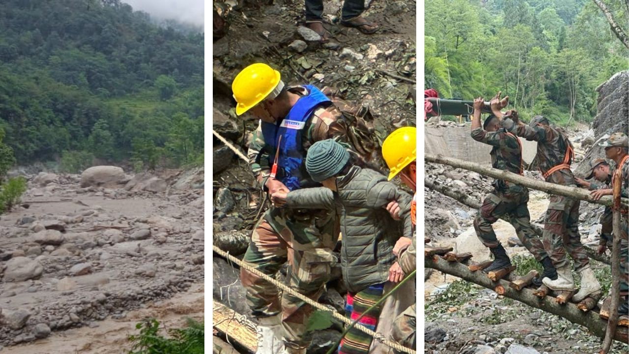 Darjeeling-Gangtok: লাগাতার বৃষ্টিতে বিপর্যস্ত দার্জিলিং-সিকিম, উত্তরের একাধিক জায়গায় নেমেছে ভূমিধস, কাদামাটির স্রোত