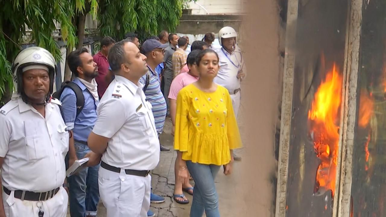 Fire in Kolkata বৃষ্টিভেজা কলকাতায় ফের অগ্নিকাণ্ড, গড়িয়াহাটে ছুটল দমকলের ৪টি ইঞ্জিন