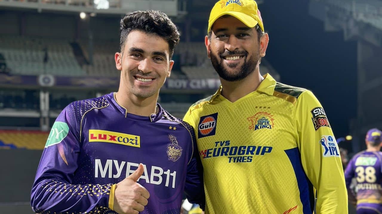 MS Dhoni : ধোনির পাঠানো বিশেষ উপহারে আপ্লুত KKR কিপার-ব্যাটার গুরবাজ