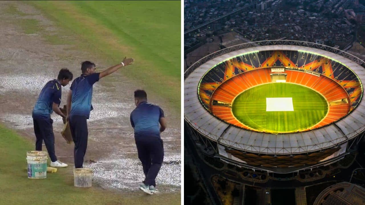 IPL Final 2023 : পিচ শুকোতে স্পঞ্জ, পরিত্যক্ত বালতি! বিশ্বের সবচেয়ে বড় স্টেডিয়ামের দশা দেখে হতবাক ক্রিকেট দুনিয়া