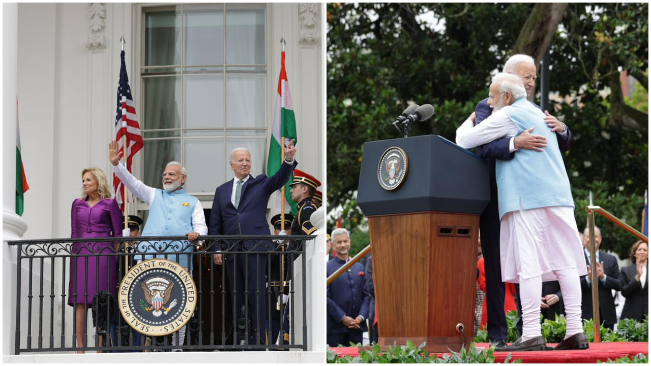 Modi at White House: ১৯ তোপধ্বণি, ব্যান্ডের বাজনা, 'ছাঁইয়া ছাঁইয়া'র সুরে হোয়াইট হাউসে অসামান্য অভ্যর্থনা প্রধানমন্ত্রী মোদীকে