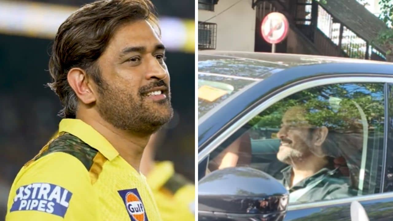 MS Dhoni : মাঝরাস্তায় ভক্তর আবদার, গাড়ির জানালার কাচ নামিয়ে কী করলেন ধোনি?