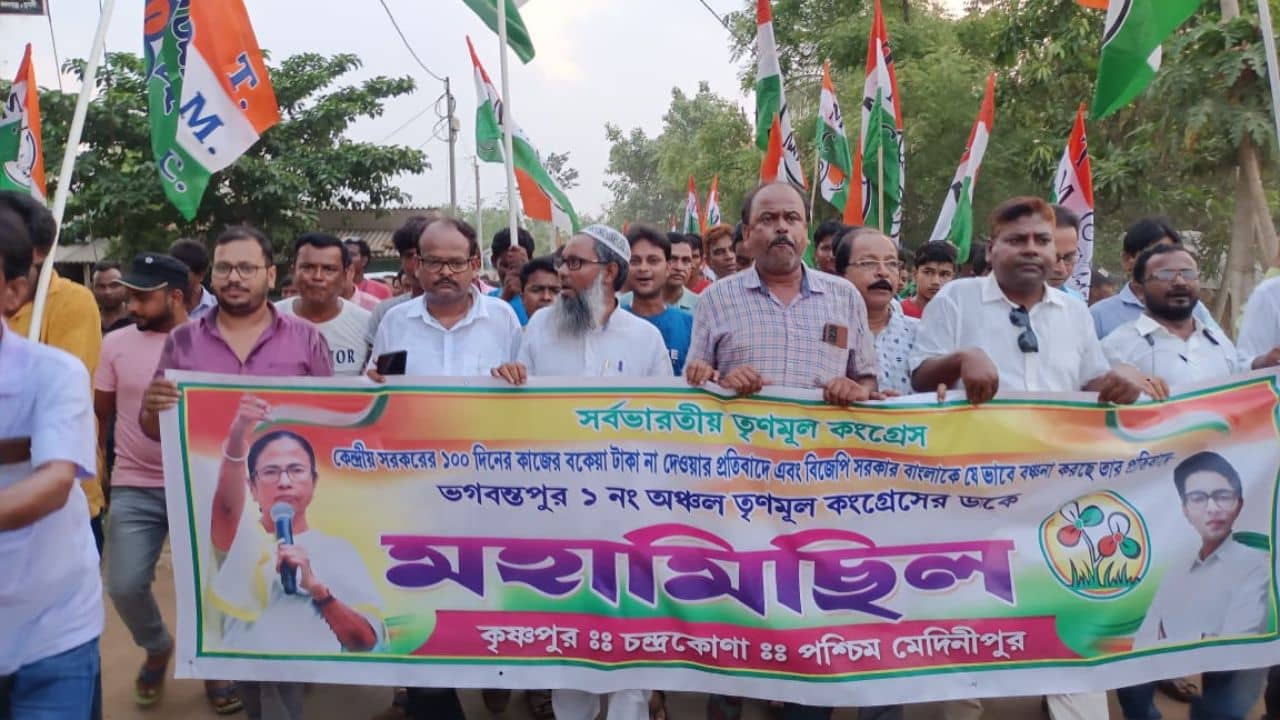 Medinipur TMC: Medinipur TMC: ‘বাংলায় তৃণমূল ছাড়া আর কারোর পতাকা থাকবে না’, পঞ্চায়েত ভোটের ‘বিরোধী শূন্য’ পণ শাসক দলের বিধায়কে