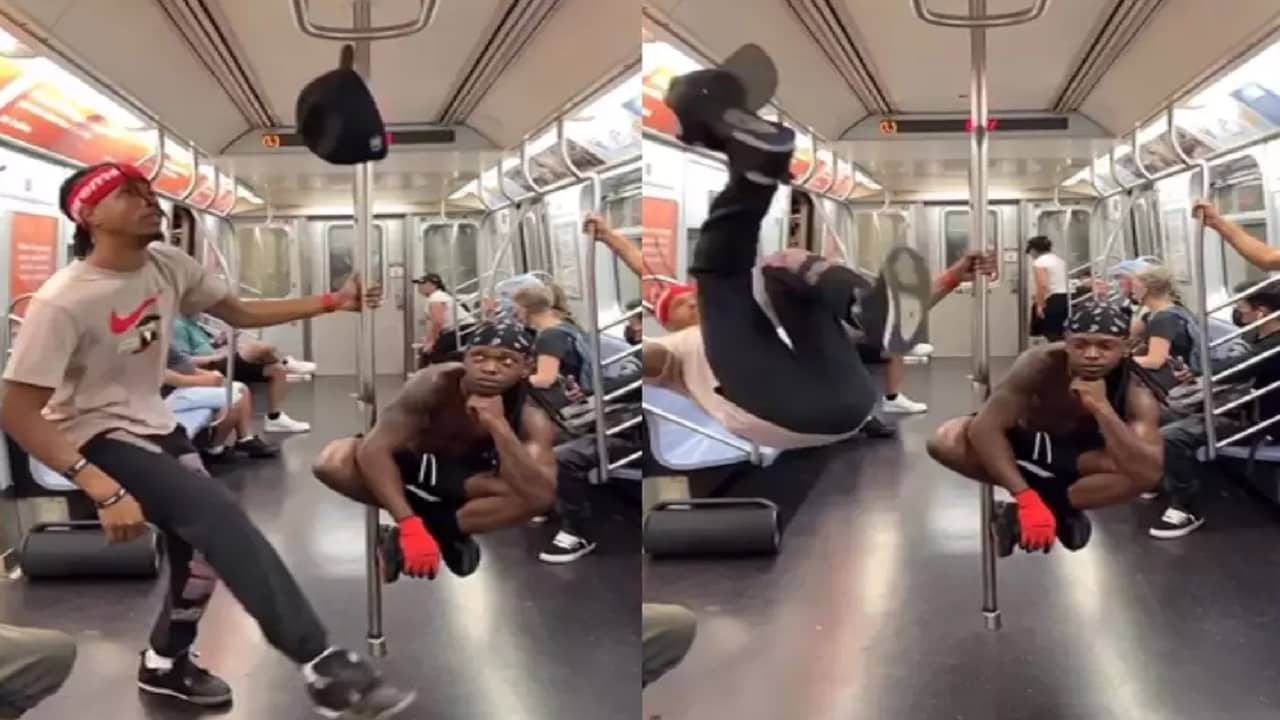 Viral Video: মেট্রোর মধ্যে এই দুই যুবকের স্টান্ট দেখে চক্ষু চড়কগাছ যাত্রীদের, এমন ভিডিয়ো মিস করবেন না